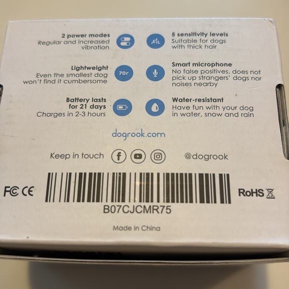 Dog rook humane no shock bark collar EUC only used a few times in the house. - Picture 13 of 13